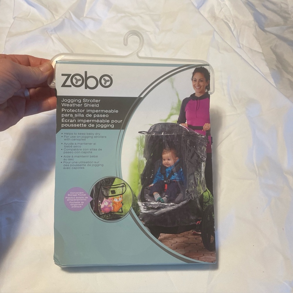 Zobo Premium Stroller Weather Shield Clear/ Jogging Stroller/Rain protector